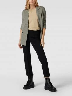 Cambio Shop 20 Cambio Stoffhose Mit Bügelfalten Modell 'RANEE EASY KICK' - Schwarz