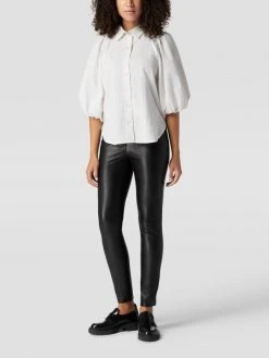Cambio Shop 26 Cambio Leggings In Leder-Optik Modell 'RAY 5 POCKET' - Schwarz